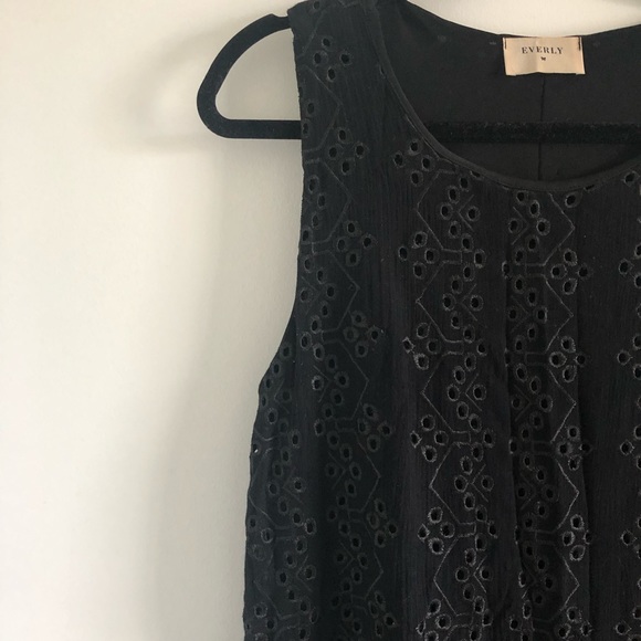 Eyelet Ruffle Dress - Picture 2 of 3